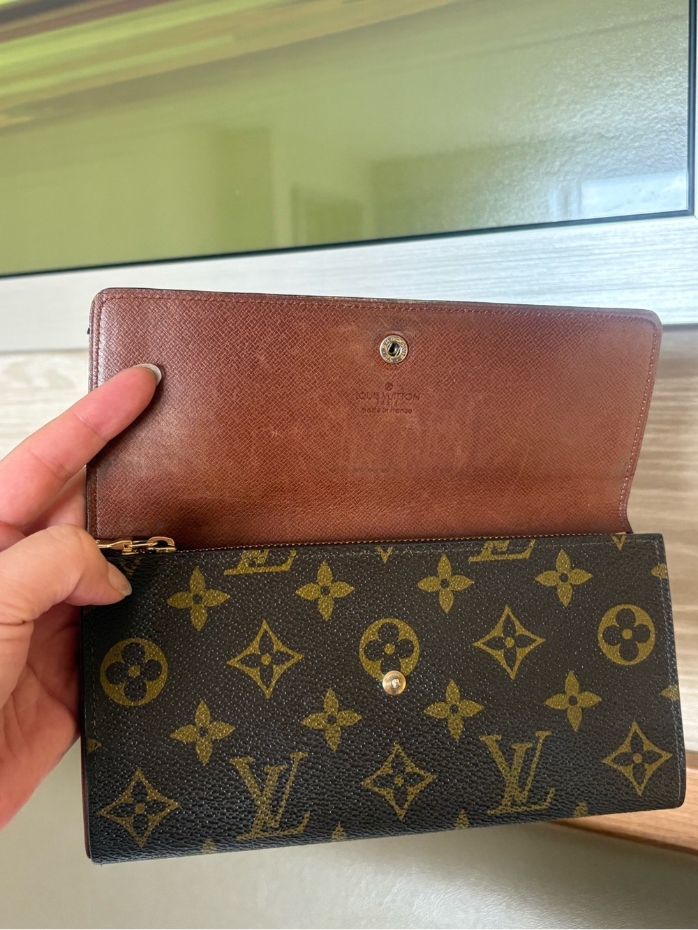 Auth Louis Vuitton monogram Sarah wallet Vintage - Picture 10 of 12